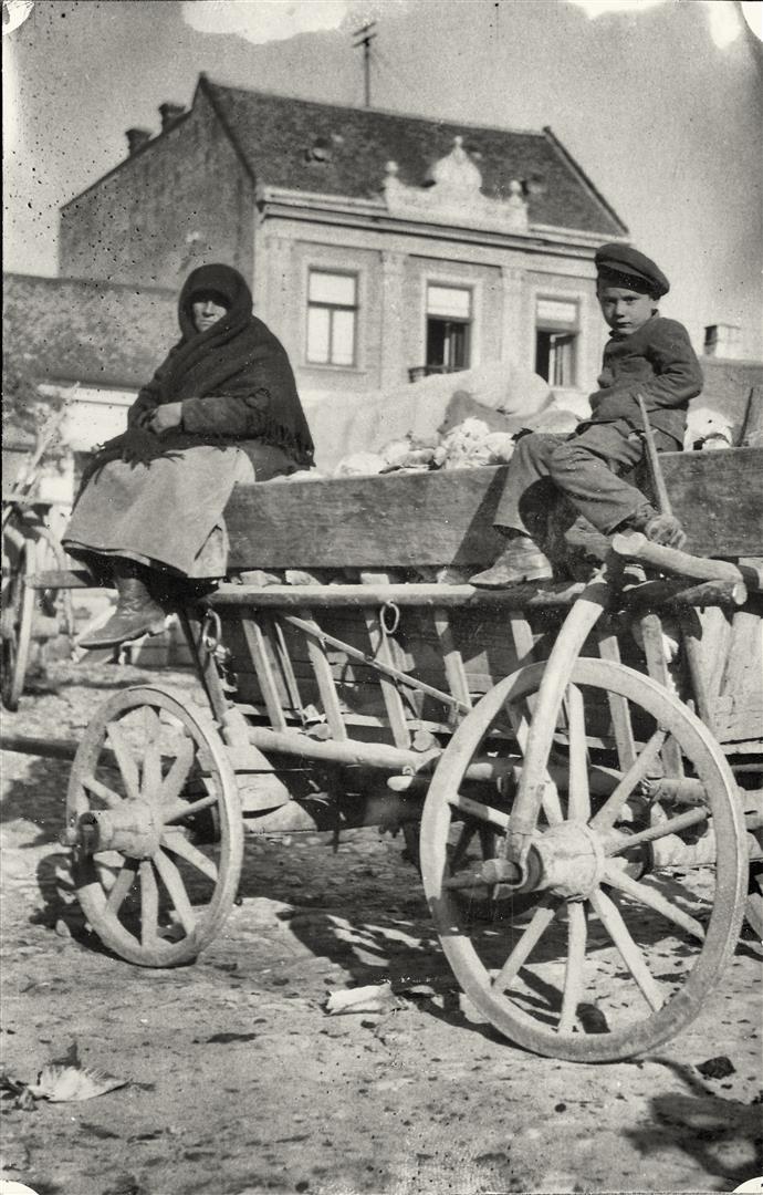 Zi de târg la Alba Iulia, în perioada interbelică (colecția de fotografii a doamnei Marily Le Nir).