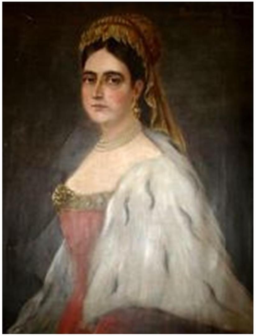 Principesa Anna Bornemisza – portret din anul 1680.